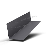 Планка угла внутреннего 75х75х2000 (VALORI-20-Grey-0.5)